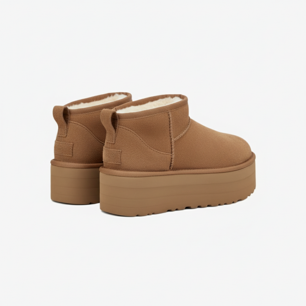 Mini Platform Ankle Boot Sydney - Brown