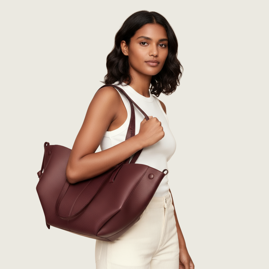 Mini Tote Bag Stella - Burgundy / Limited Edition