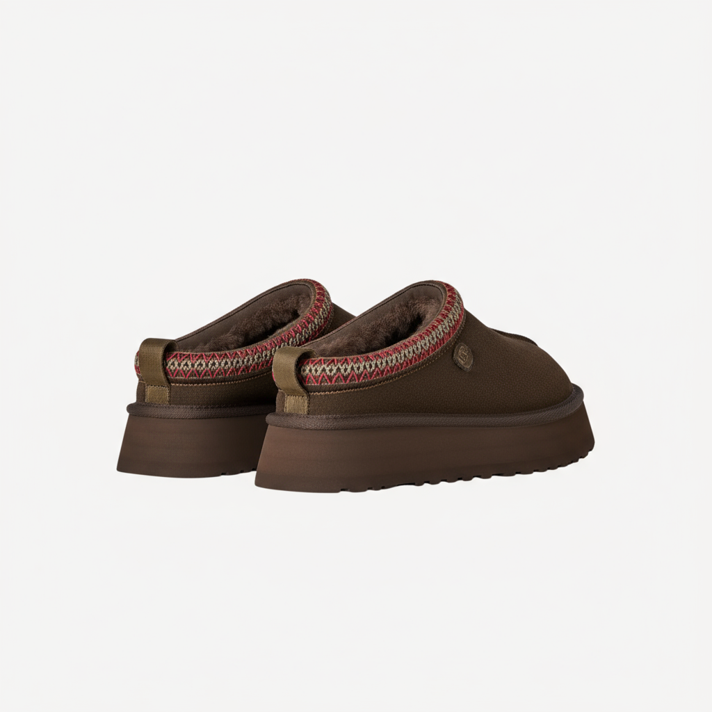 Platform Mules Sydney - Dark Brown