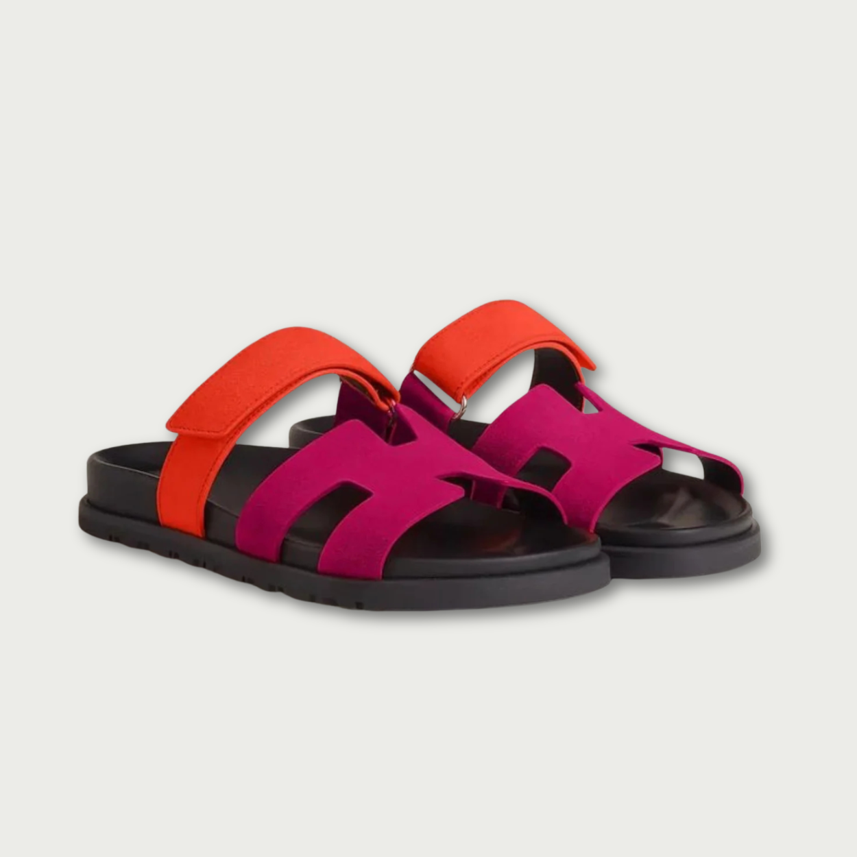 Sandals Roma - Orange & Pink