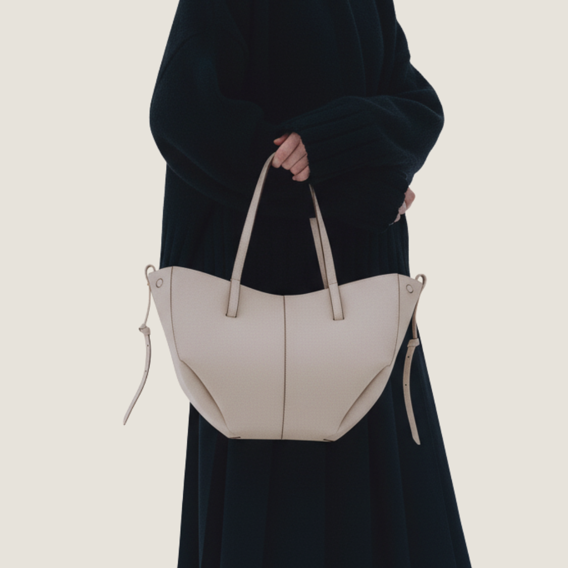 Mini Tote Bag Stella - Chalk