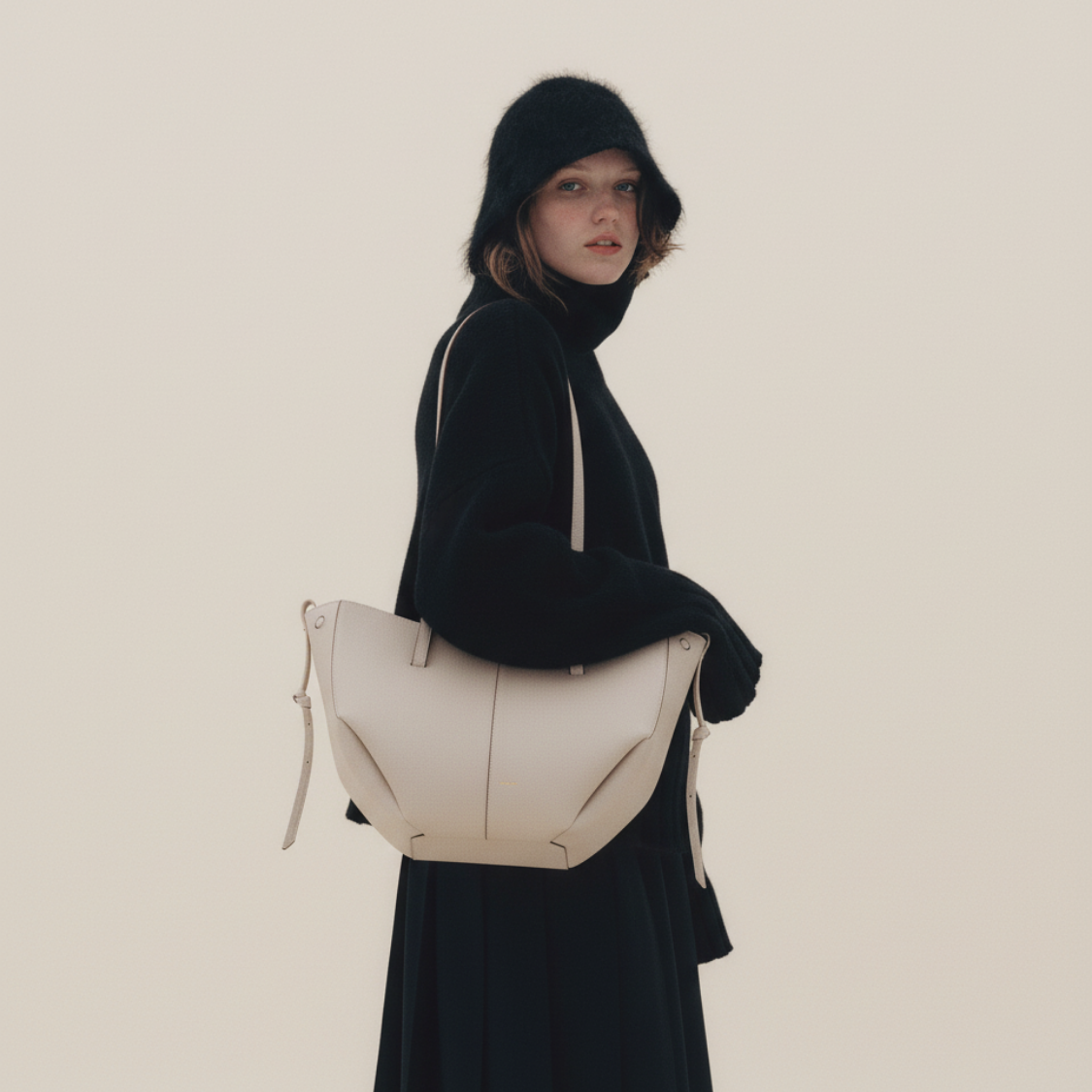 Mini Tote Bag Stella - Chalk