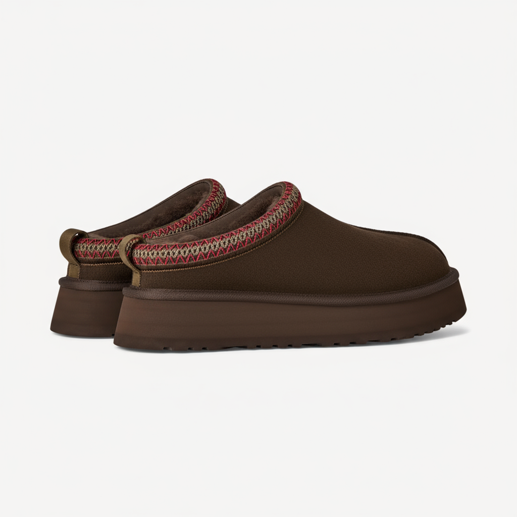 Platform Mules Sydney - Dark Brown