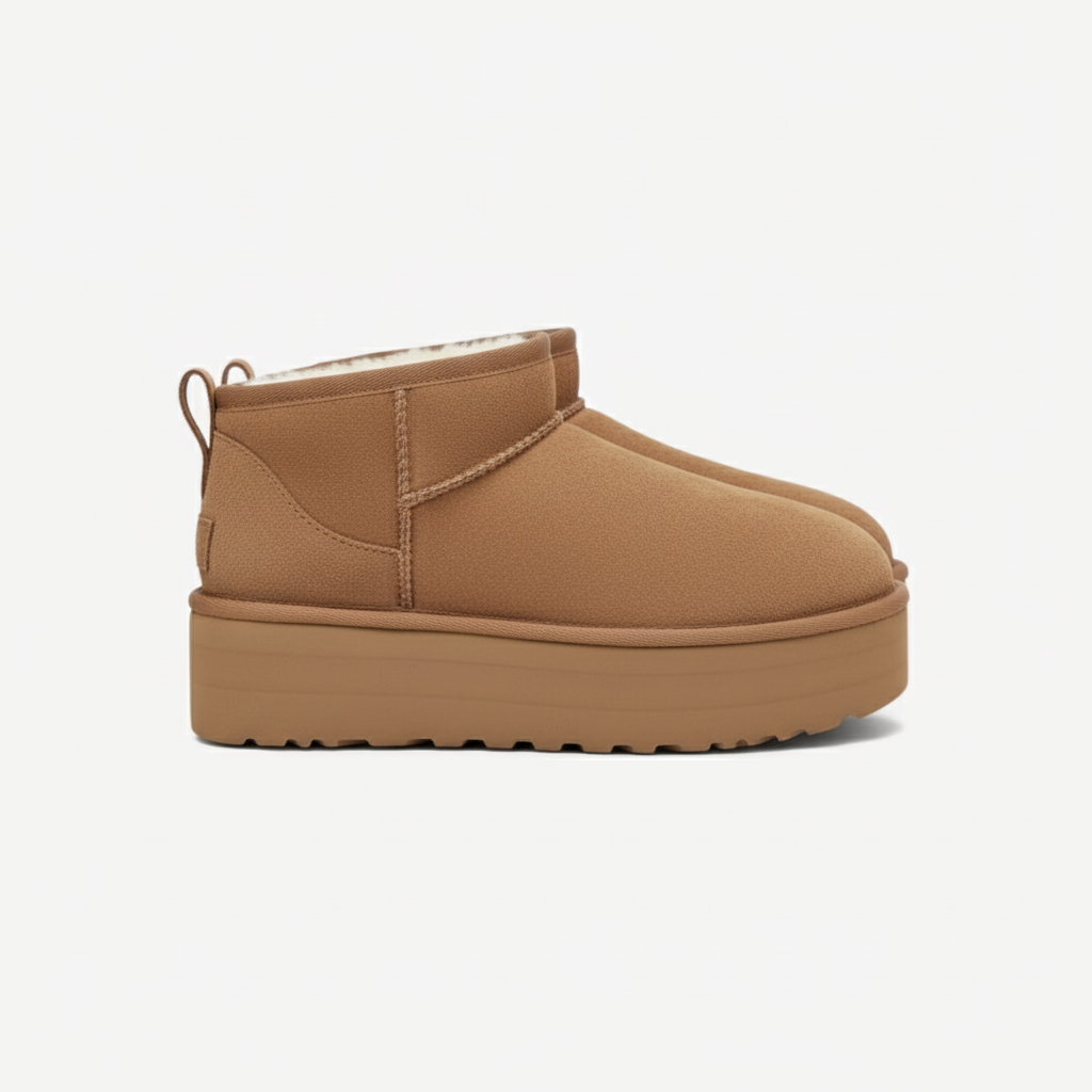 Mini Platform Ankle Boot Sydney - Brown